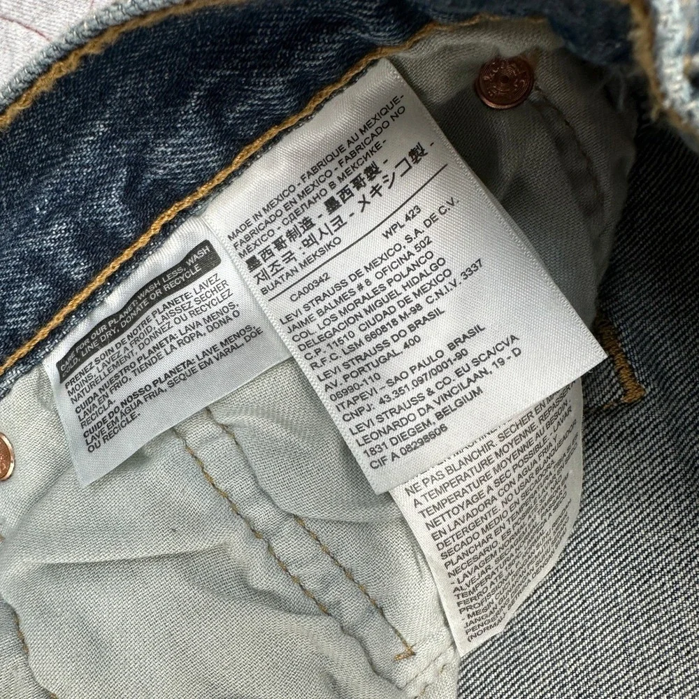 Levi's 501 Jeans Blue Original Fit Stretch / Mens 40x32
